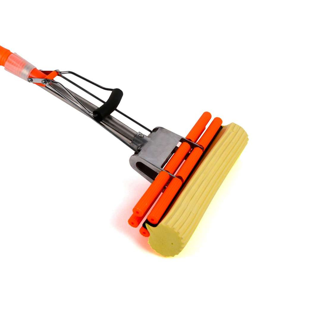 Double Roller Mop with Extendable Handle & Extra Head